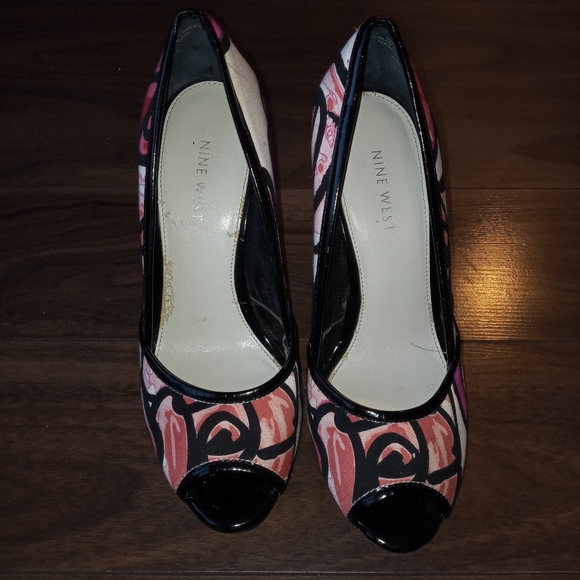 Sexy pink elegant peep toe heels pumps - Picture 4 of 7